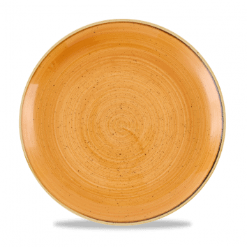Piatto piano coupe stonecast tangerine cm.28,8