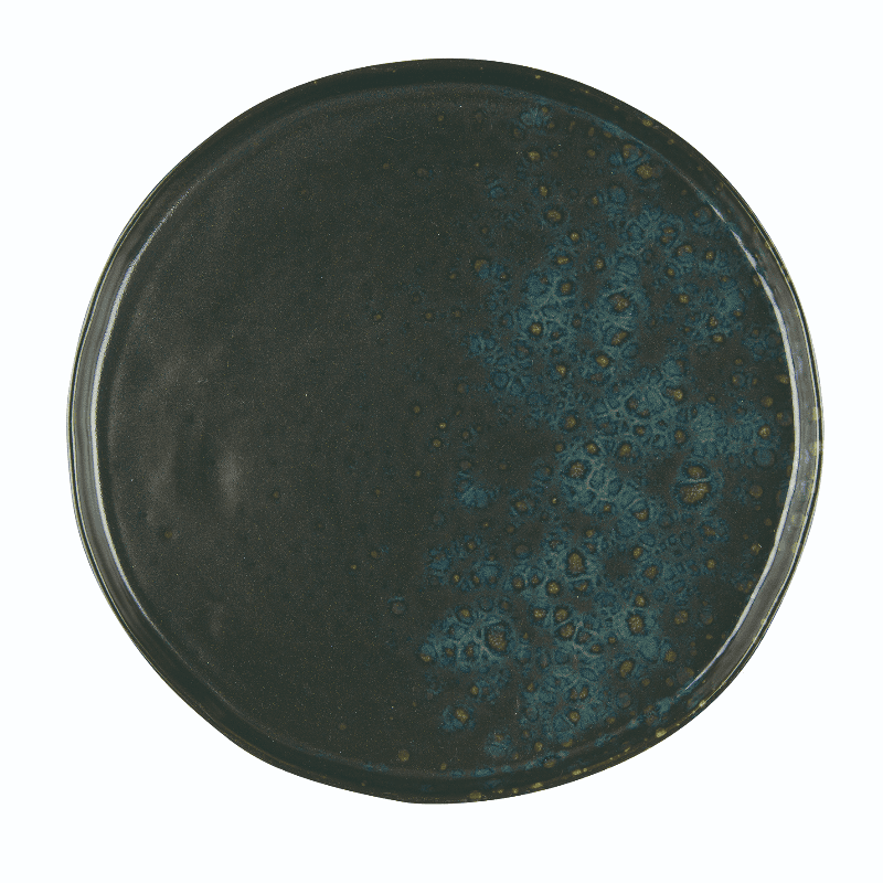 Piatto piano phobos nero cm.26,5