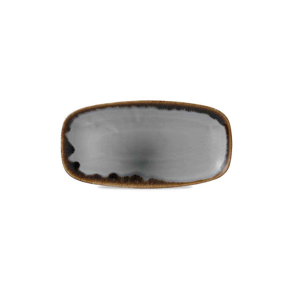 Piatto rettangolare oblong chef harvest grey cm.29,8×15,3