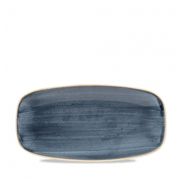 Piatto rettangolare oblong chef stonecast blueberry cm.29,8×15,3