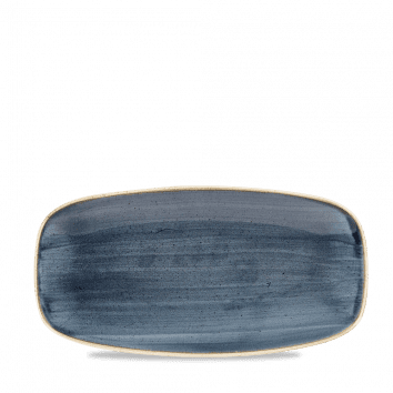 Piatto rettangolare oblong chef stonecast blueberry cm.35,5×18,9