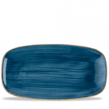 Piatto rettangolare oblong chef stonecast java blue cm.35,5×18,9