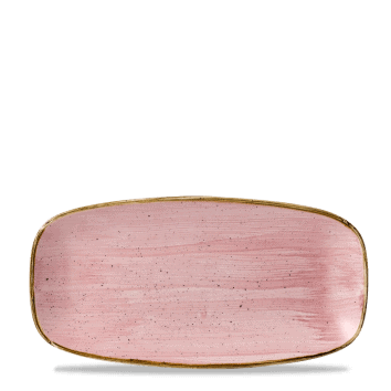 Piatto rettangolare oblong chef stonecast petal pink cm.29,8×15,3