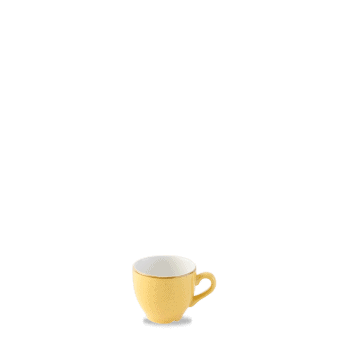 Tazza espresso stonecast mustard seed yellow cl.10