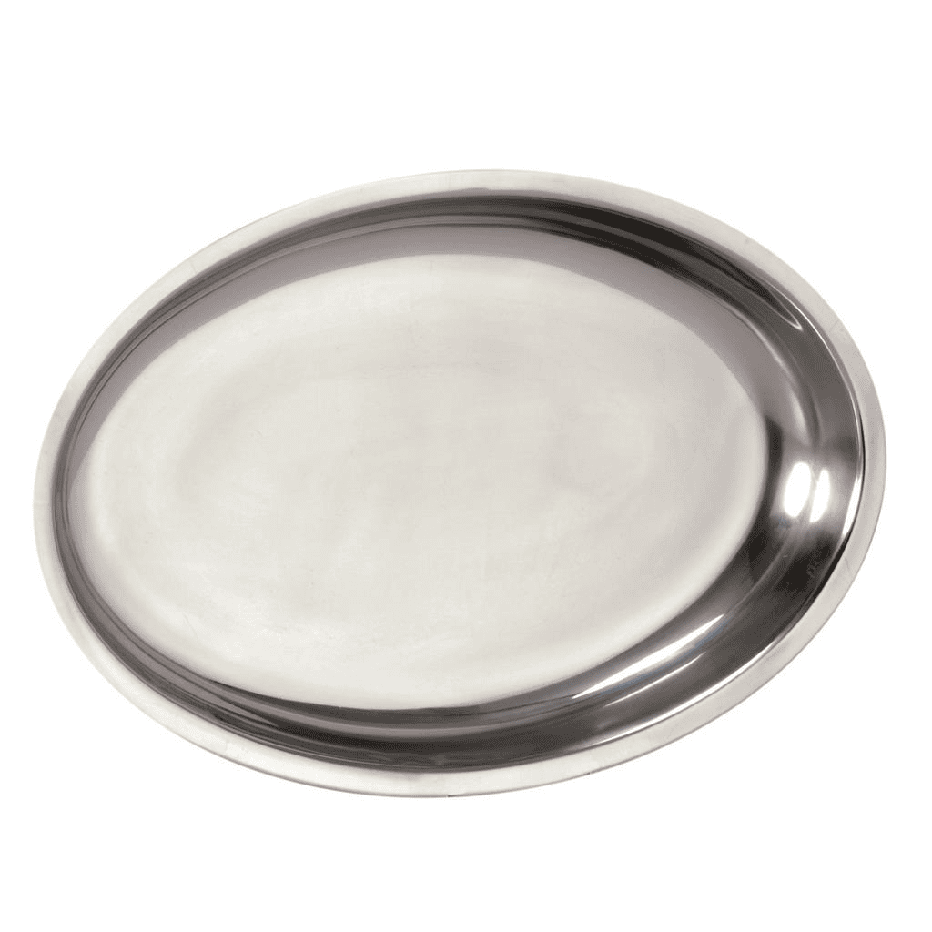Teglia ovale inox cm.40x7h