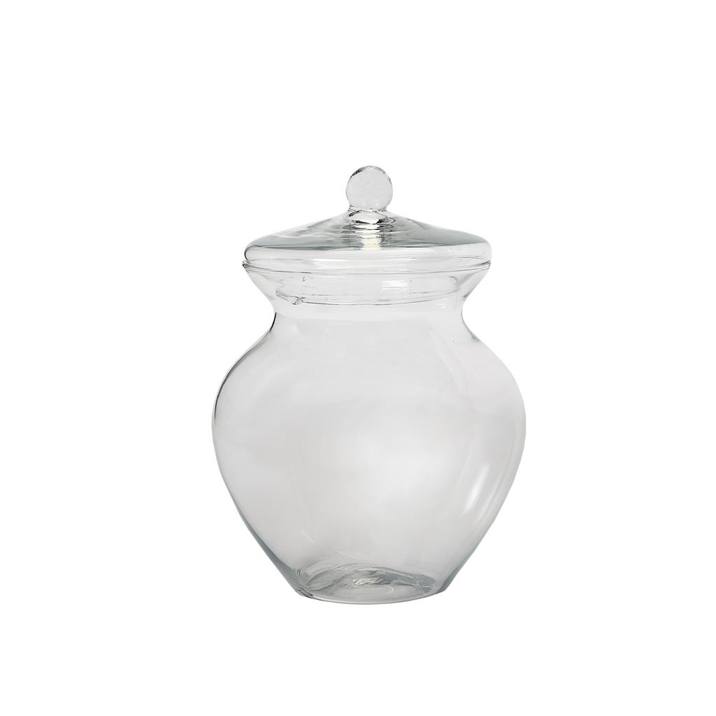 Vaso potiche con coperchio cm.26h