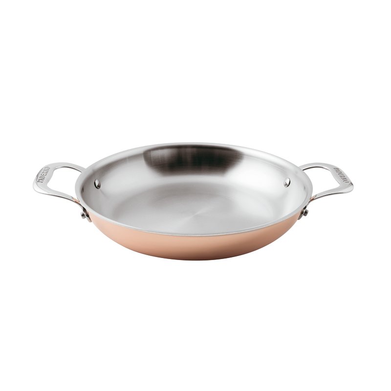 Tegame due maniglie series 15600 rame 3-ply cm.20