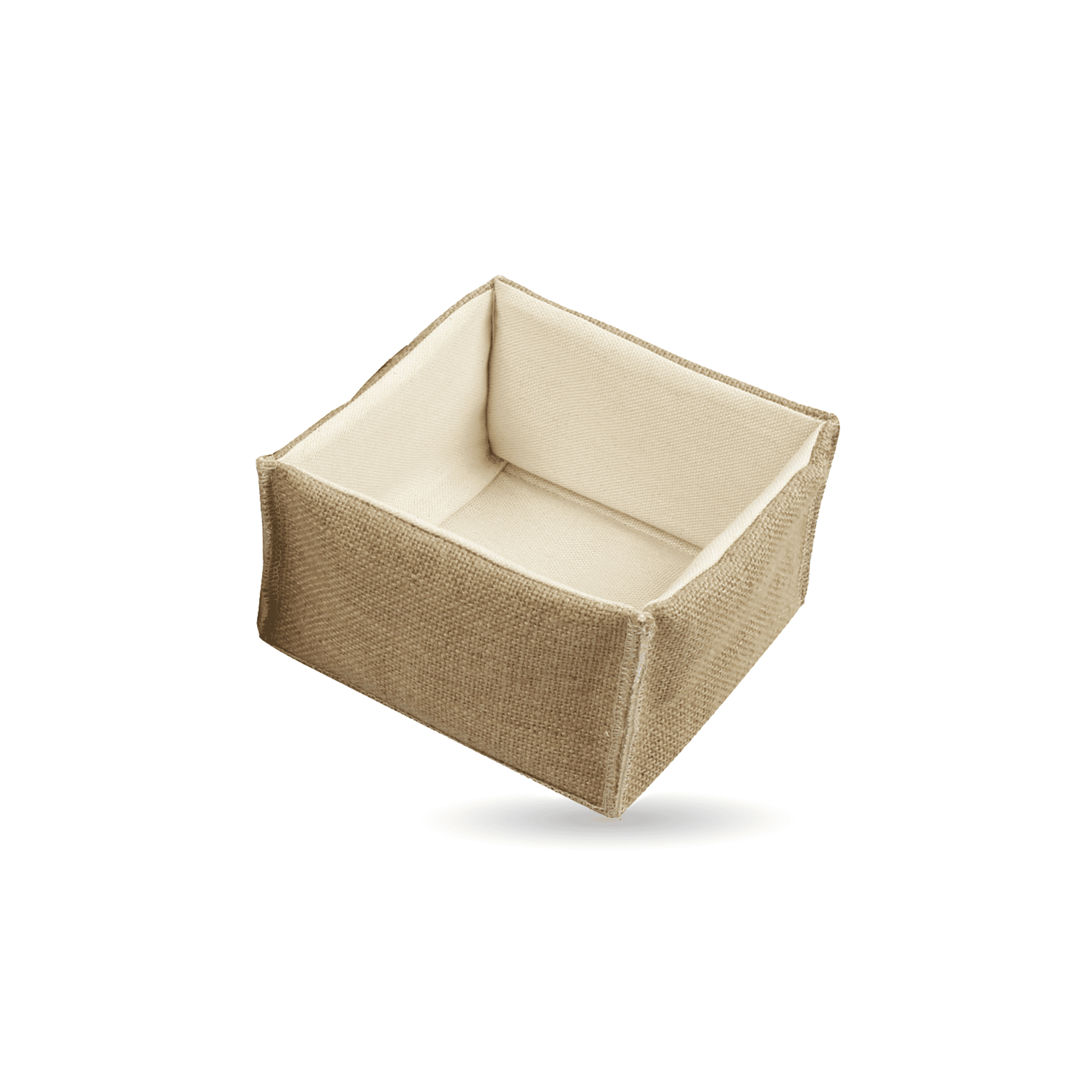 Cestino pane beige cm.19x19x10