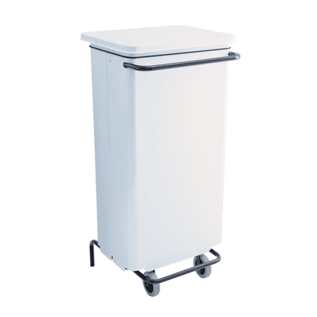 Contenitore a pedale bianco lt.70