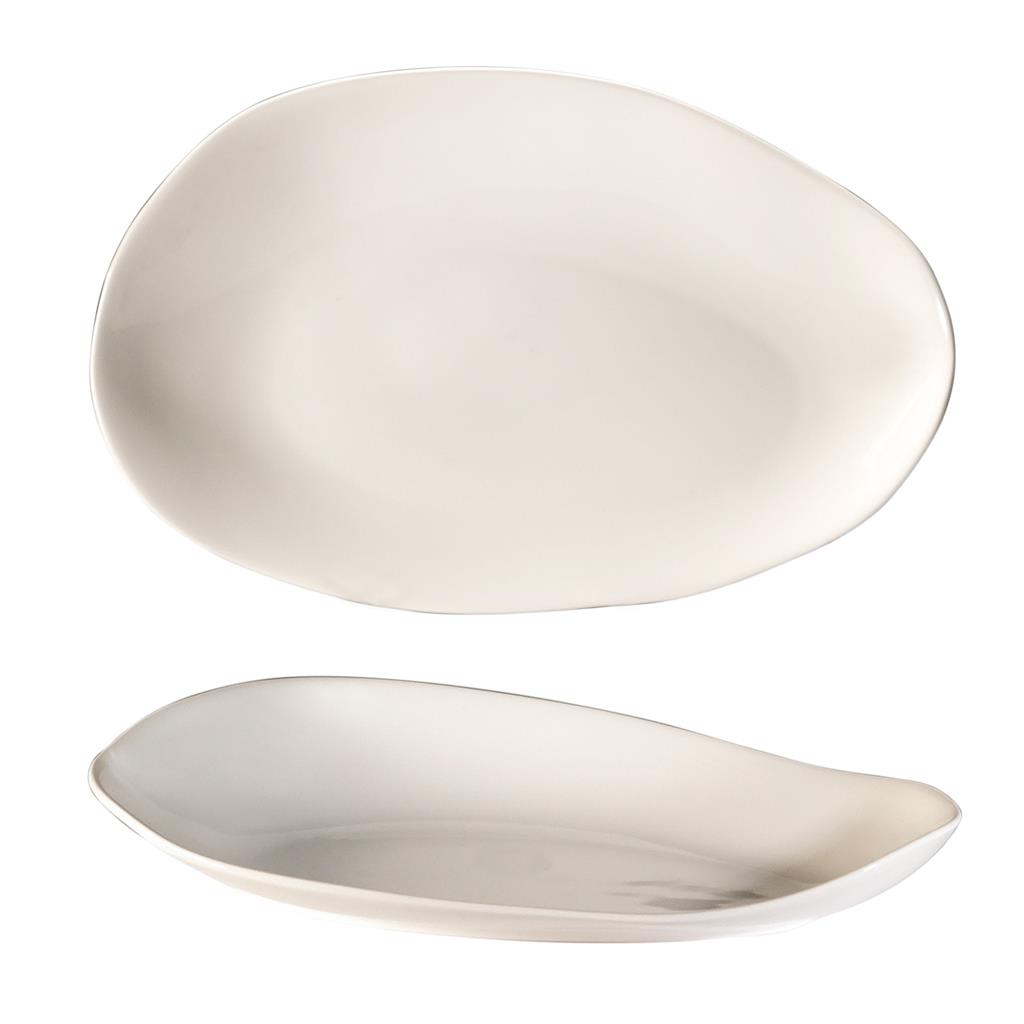 Piatto ovale wave cm.31×20