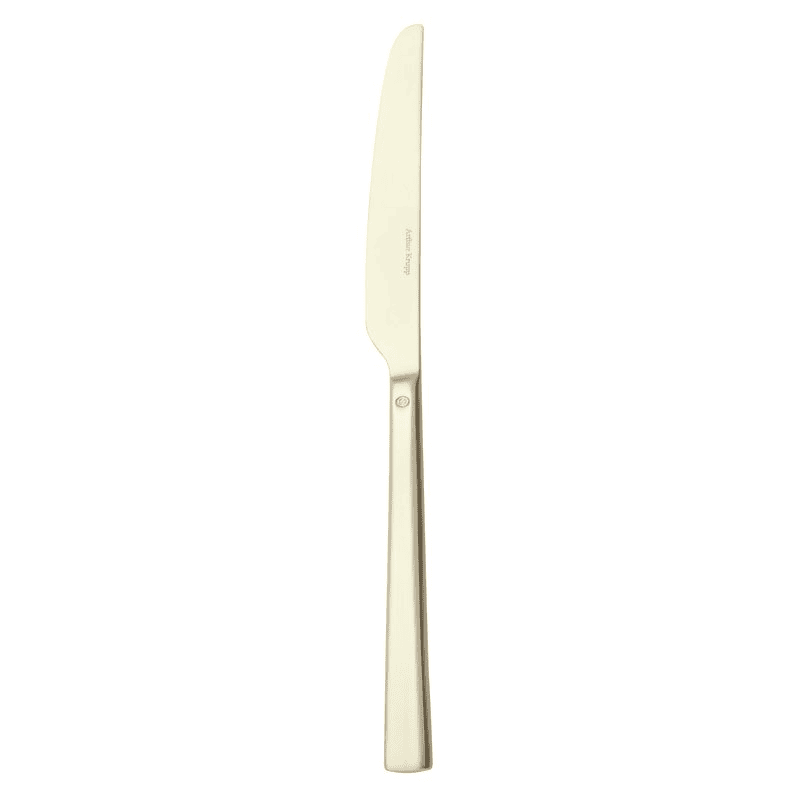 Coltello tavola cream antique pvd champagne
