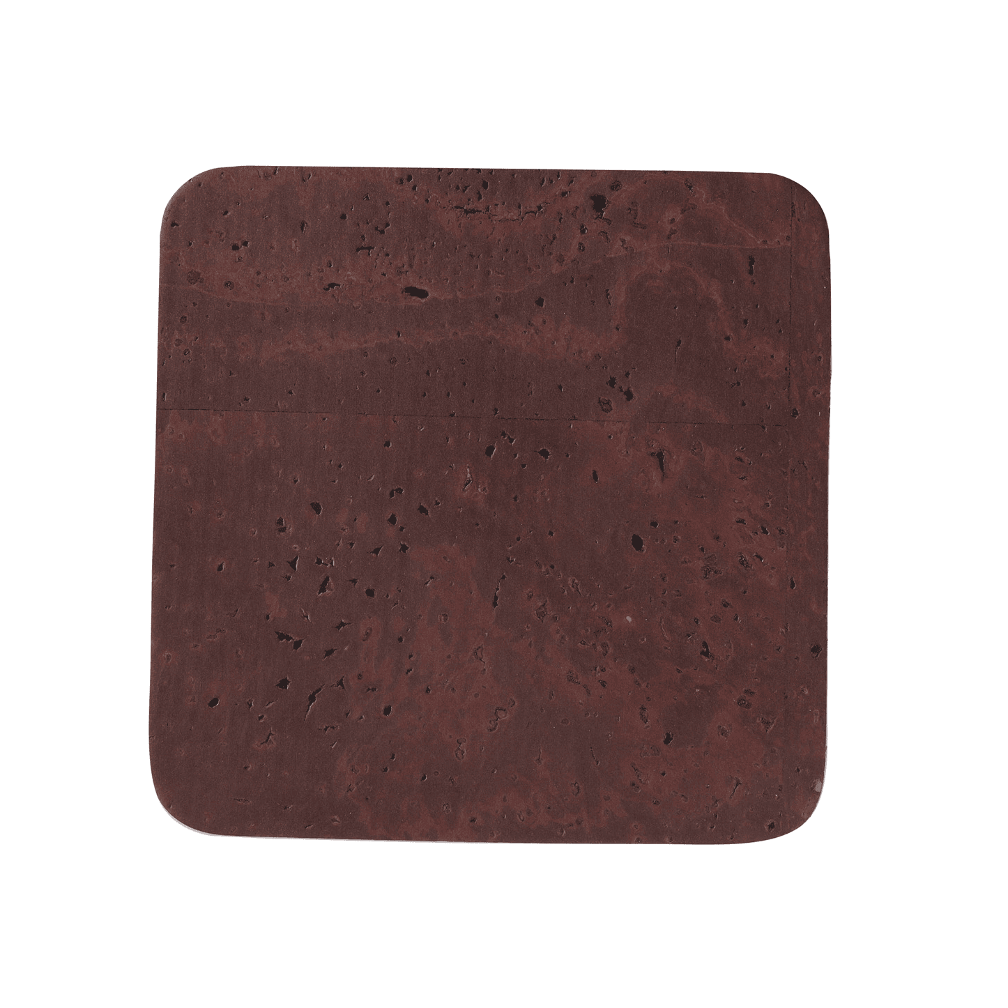 Confezione 4 sotto bicchiere sughero marrone cm.9,5×9,5