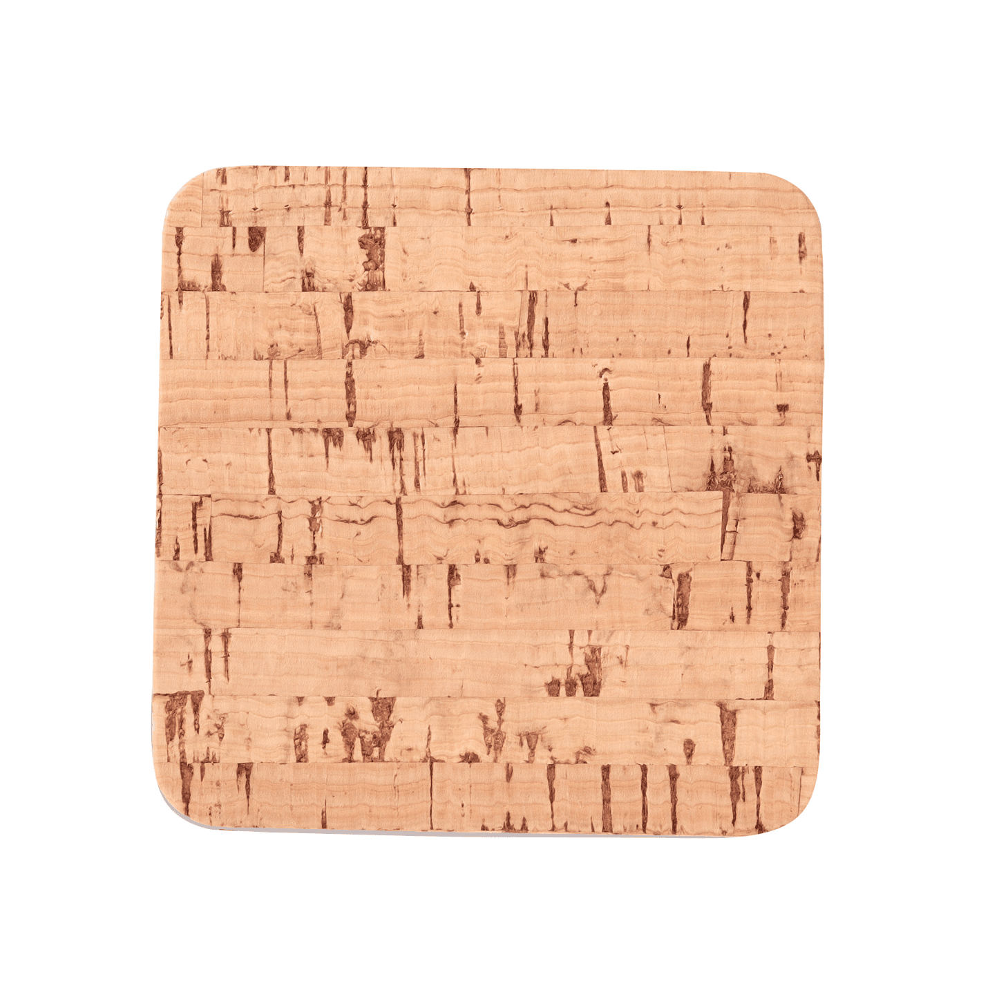 Confezione 4 sotto bicchiere sughero naturale cm.9,5×9,5