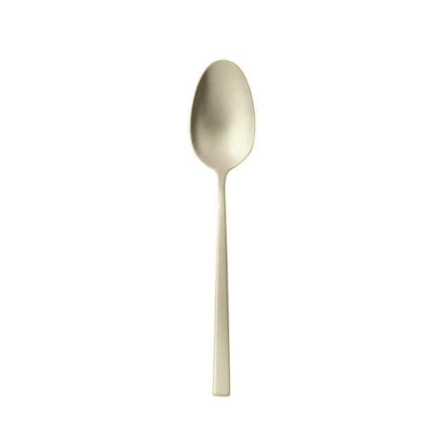 Cucchiaio frutta cream antique pvd champagne