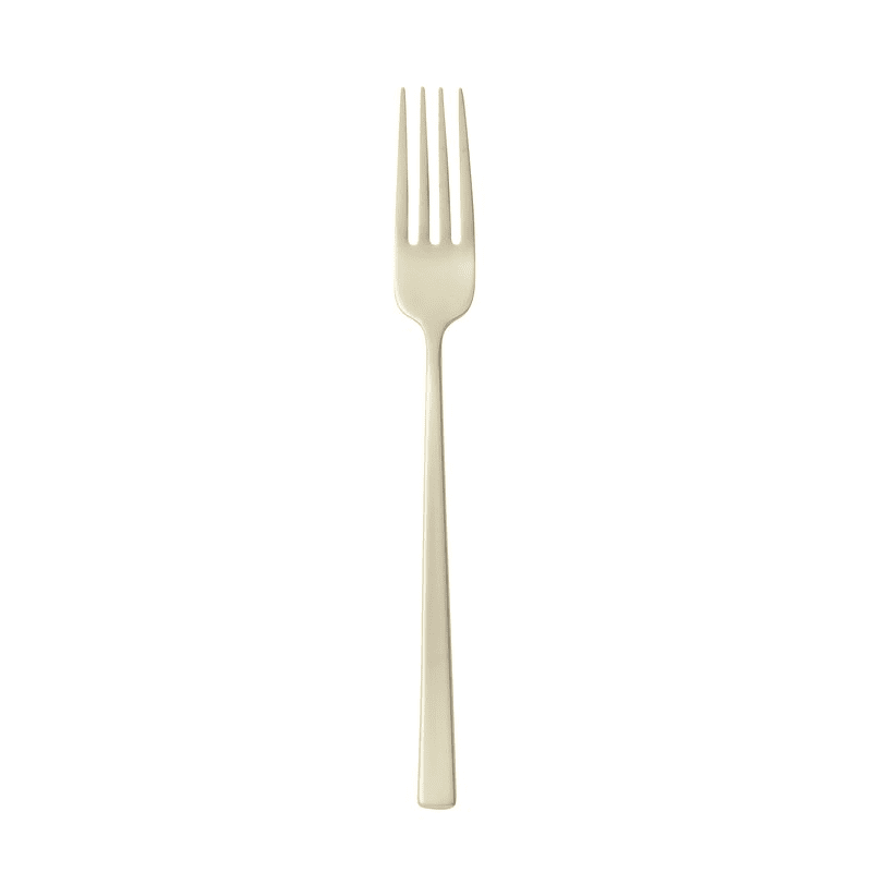 Forchetta tavola cream antique pvd champagne