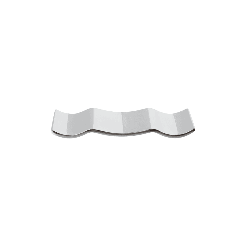Poggiaposate ondulato inox cm.10×3,4