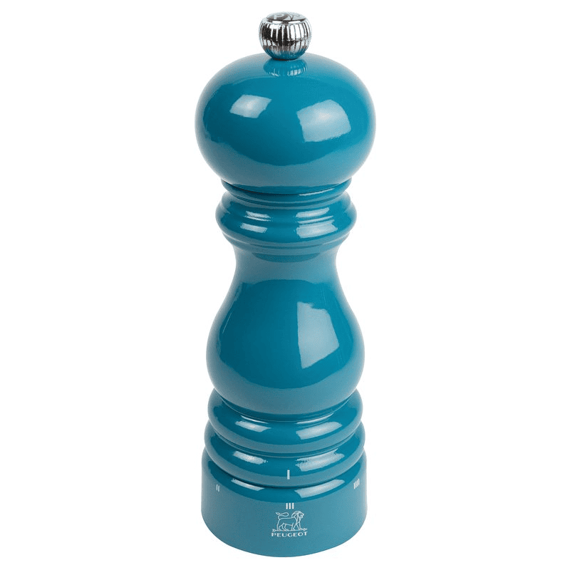 Macinapepe parisrama faggio laccato azzurro pacifico peugeot cm.18
