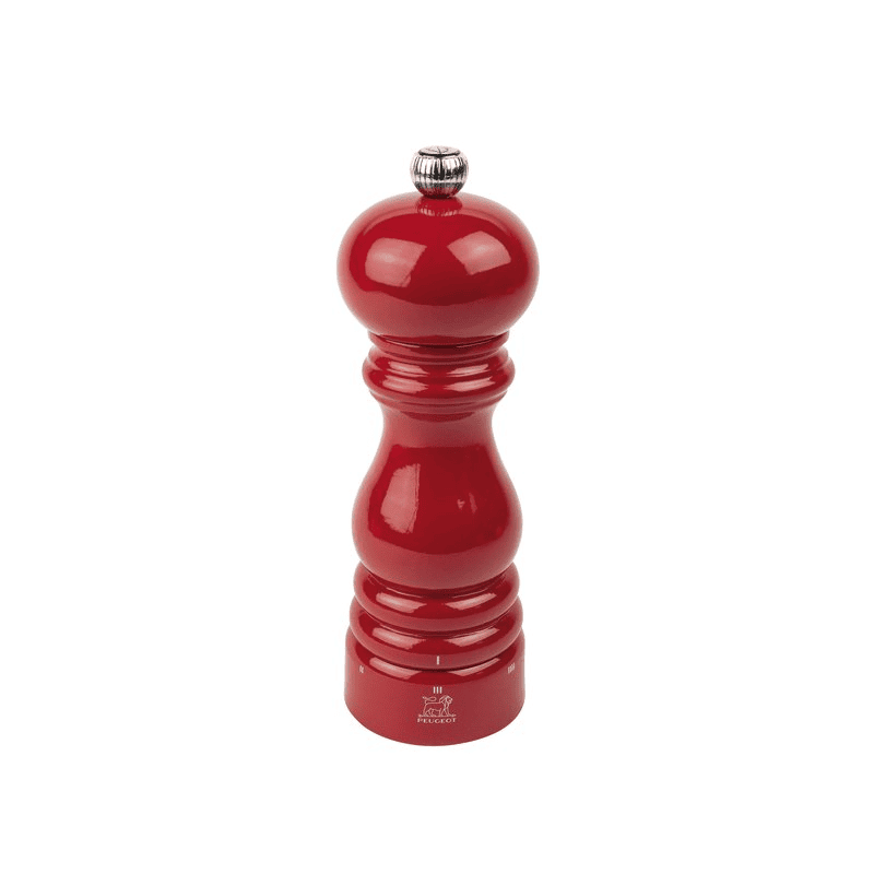 Macinapepe parisrama faggio laccato red passion peugeot cm.18
