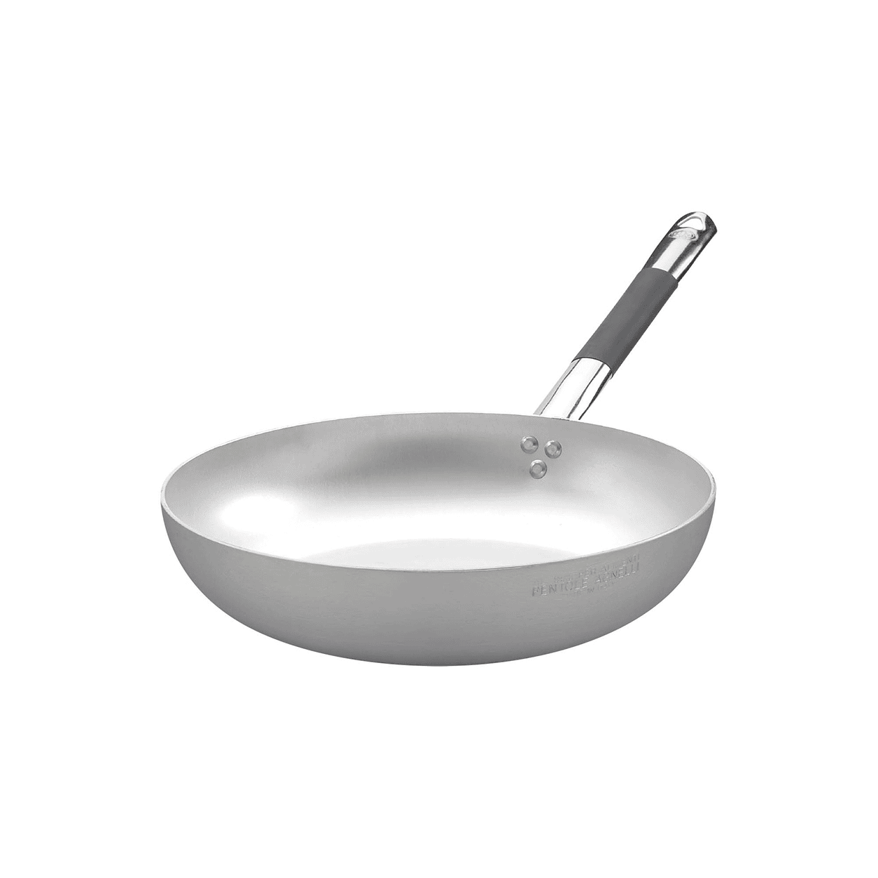 Padella svasata alta alluminio un manico cool con fondo induzione cm.24