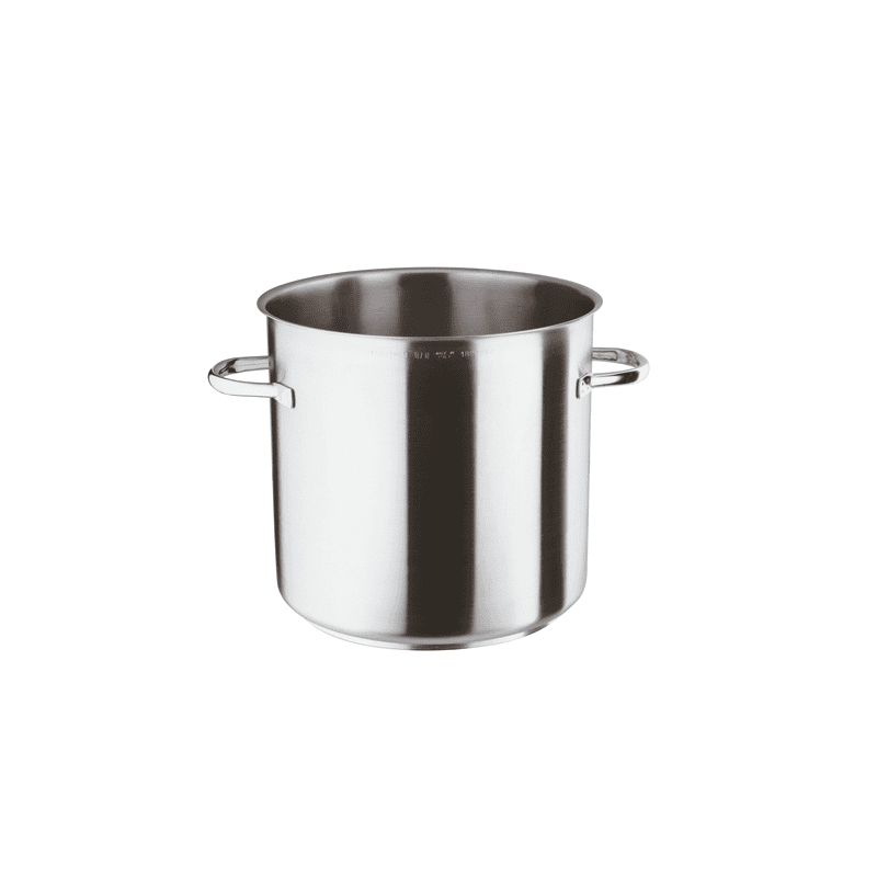 Pentola alta due maniglie series 1000 inox cm.20
