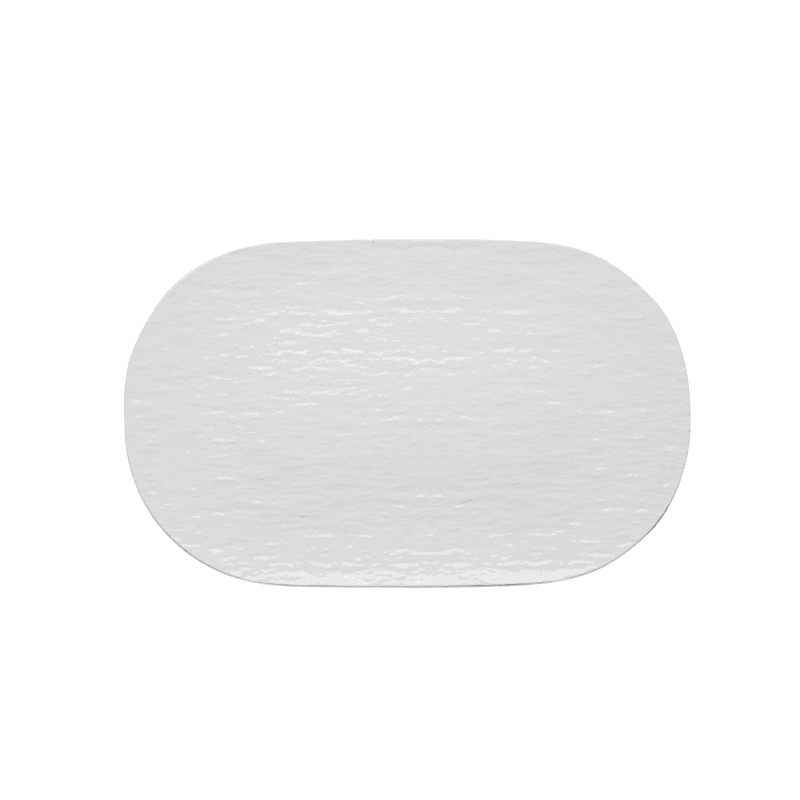 Vassoio ovale touch me effetto pietra cm.36×22,5