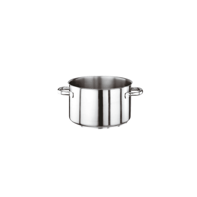 Casseruola alta due maniglie series 1000 inox cm.22