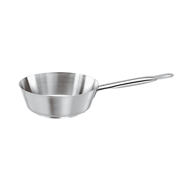 Casseruola conica un manico series 1000 inox cm.16