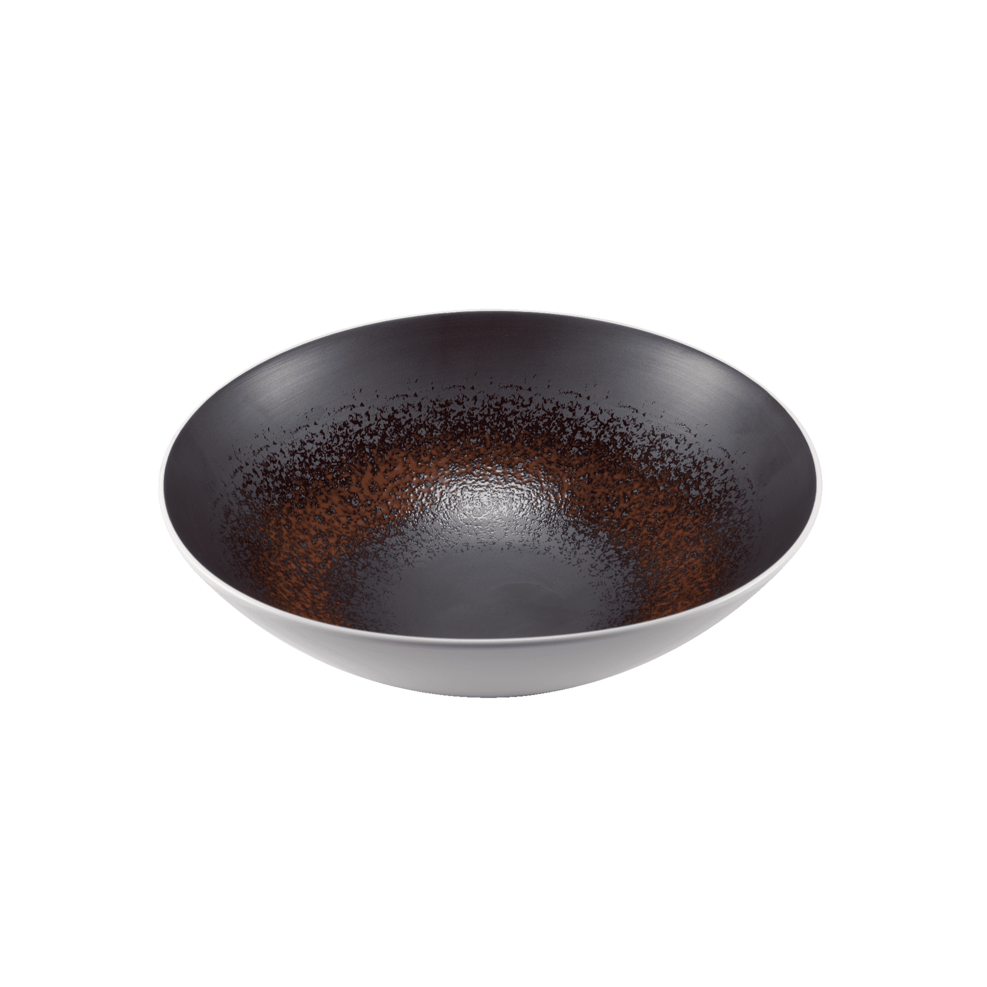 Coppa rotonda alta estia ruggine cm.30