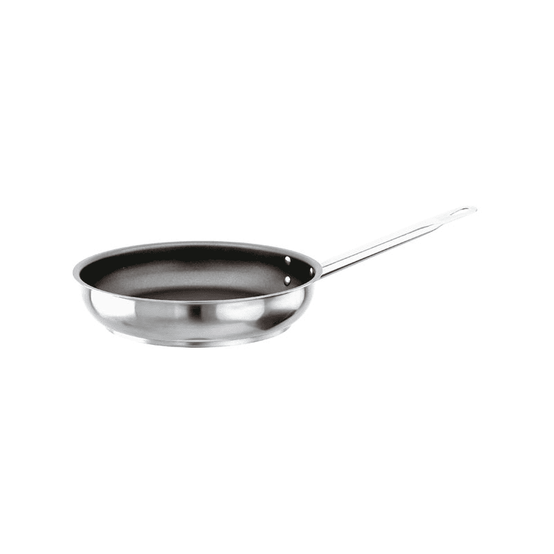 Padella antiaderente un manico series 1000 inox cm.20