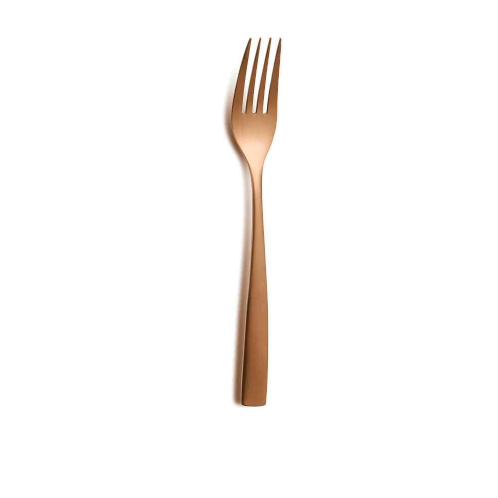 Forchetta frutta bcn satin copper