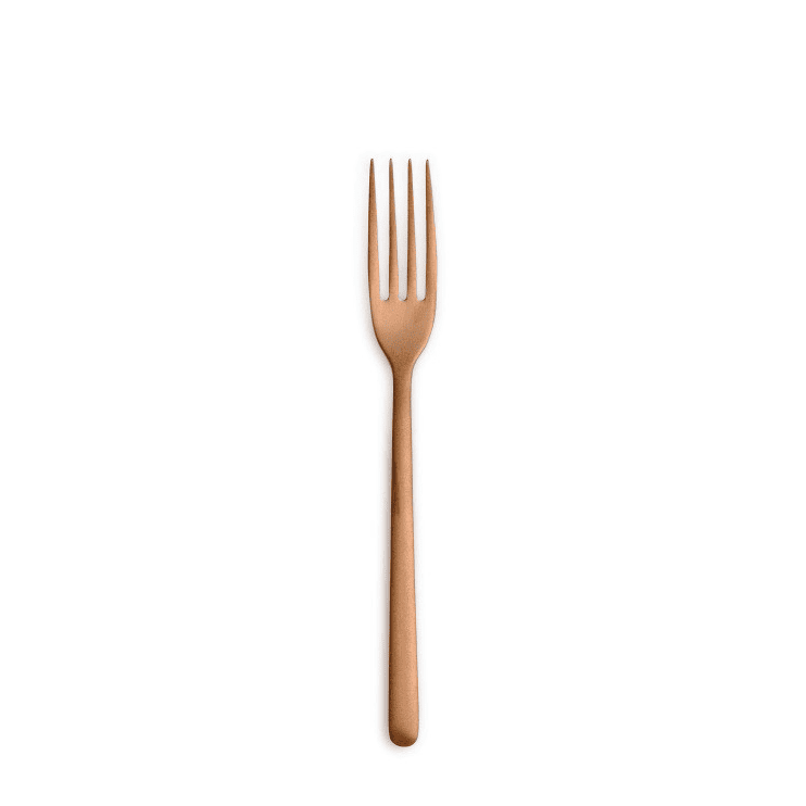 Forchetta frutta canada vintage copper