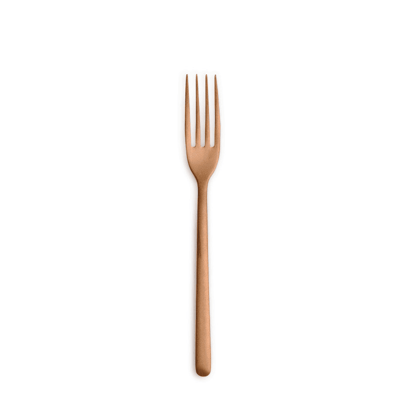 Forchetta tavola canada vintage copper