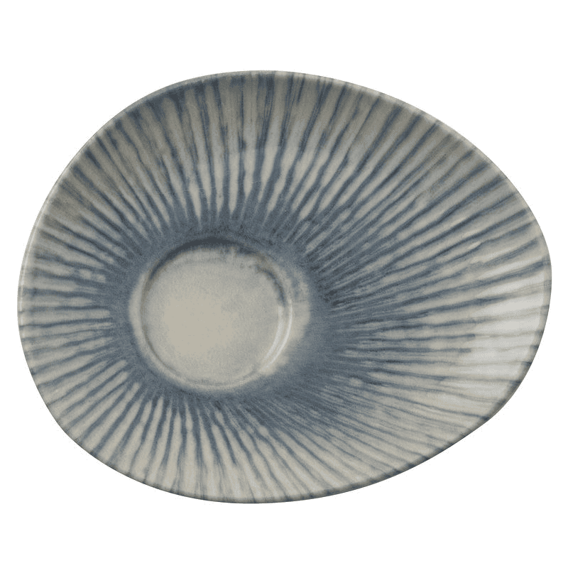 Piattino per tazza caffe’ organico sunlight blu cm.13,5×11