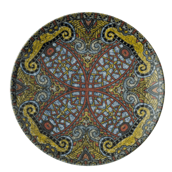 Piatto frutta mandala cm.20