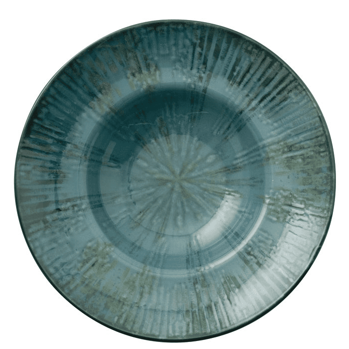 Piatto pasta fusion blu cm.27