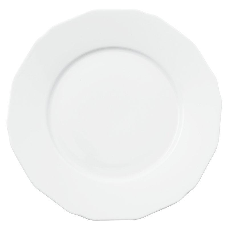 Piatto piano garden white cm.28,5