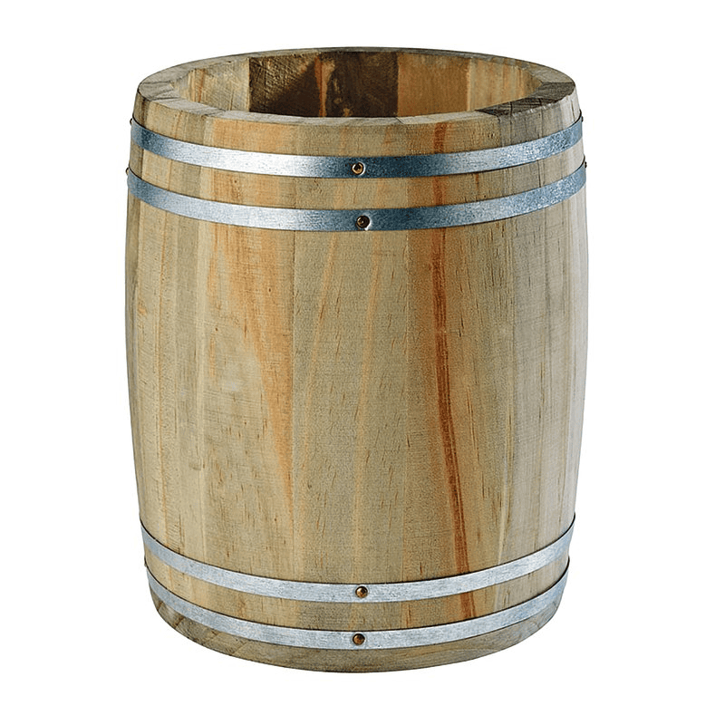 Portaposate e grassini barile cm.11,5x14h