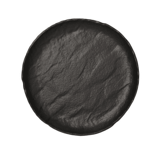 Piatto piano vulcania nero cm.32