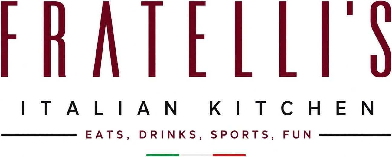 Fratelli's Italian Kitchen logo with restaurant name and tagline.