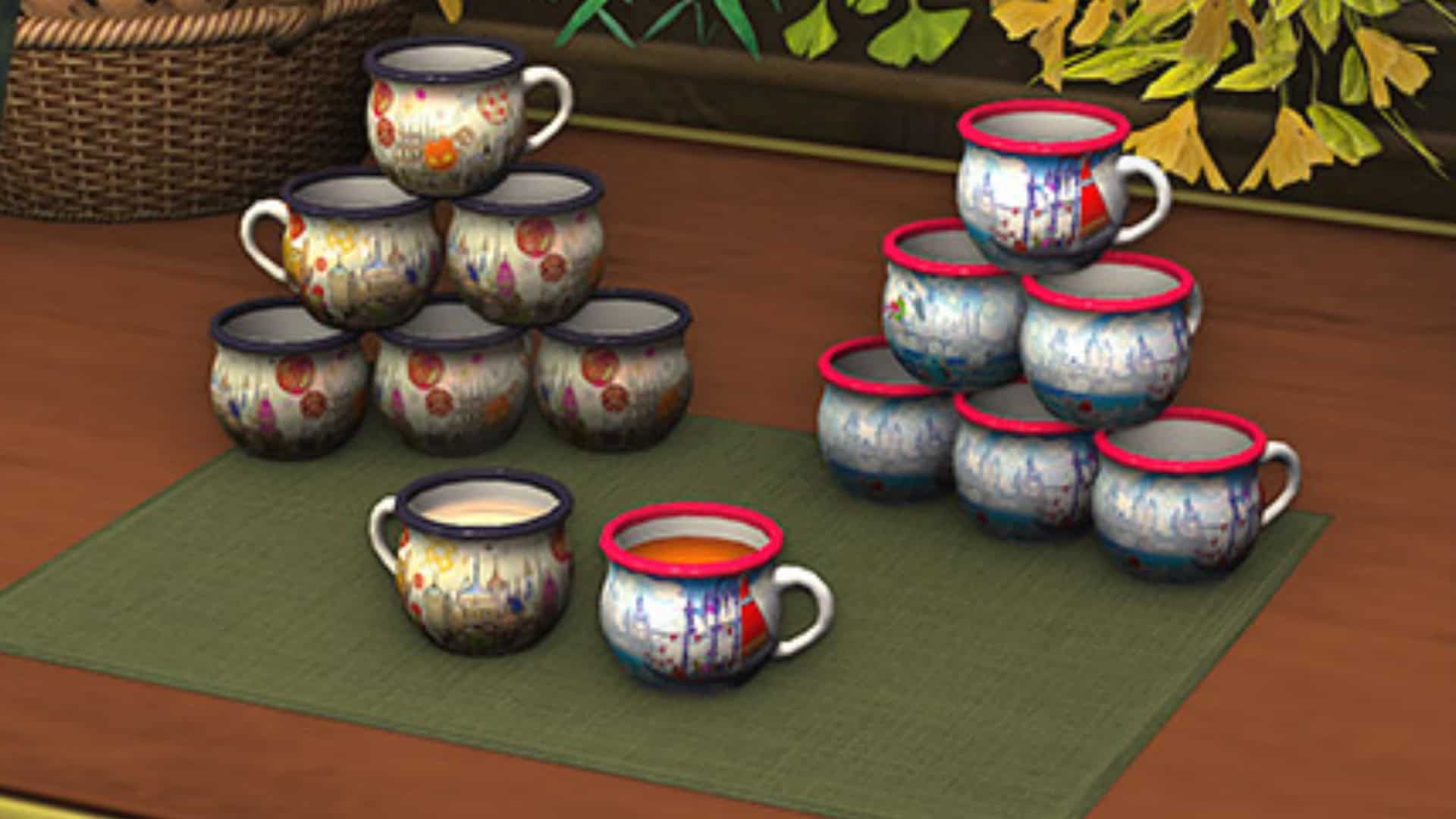 Cups from the Starlight event in FF14.