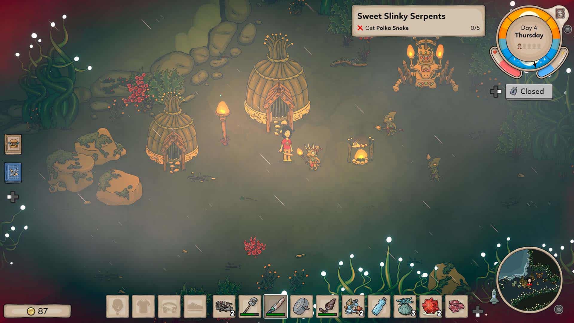 Meeting an alien race in Space Chef.