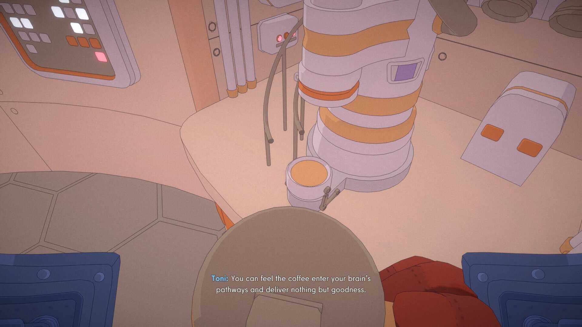 A screenshot from Toni's story in The Berlin Apartment.