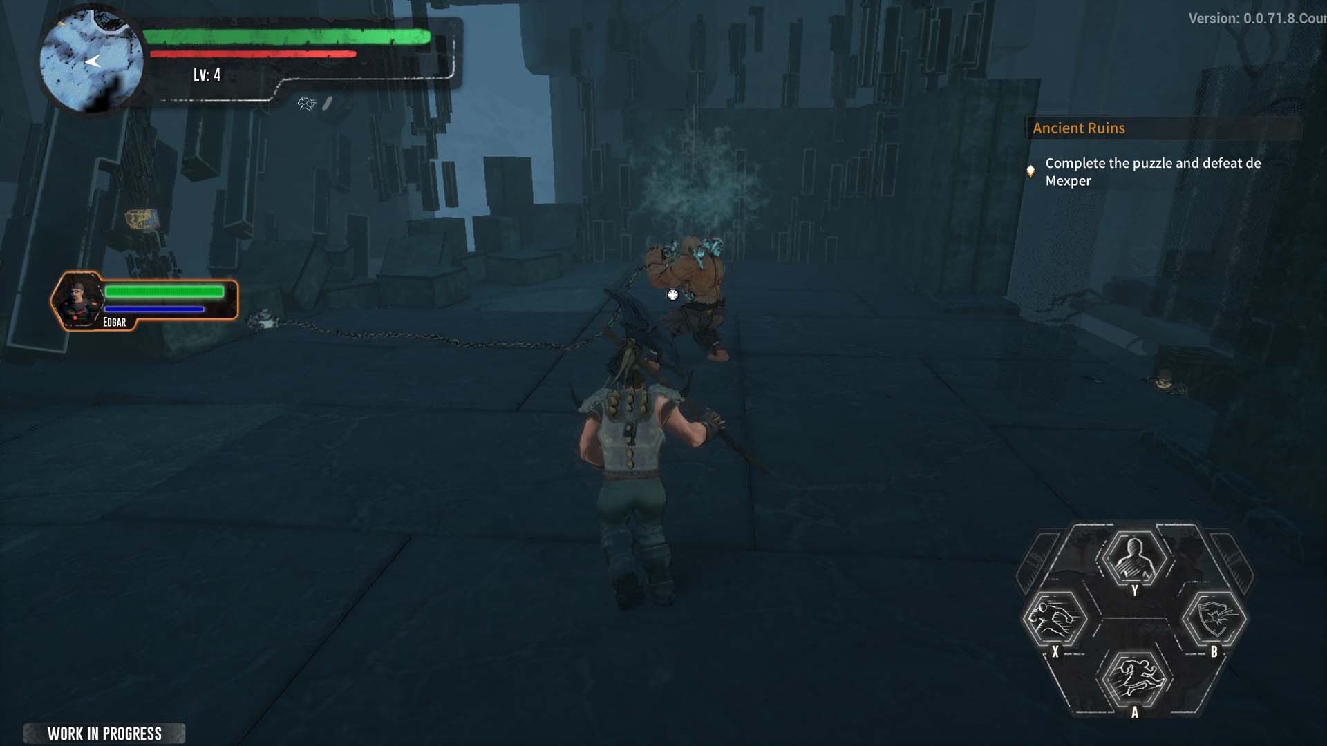 Your first boss battle in Goldilock One: The Mists of Jakaira
