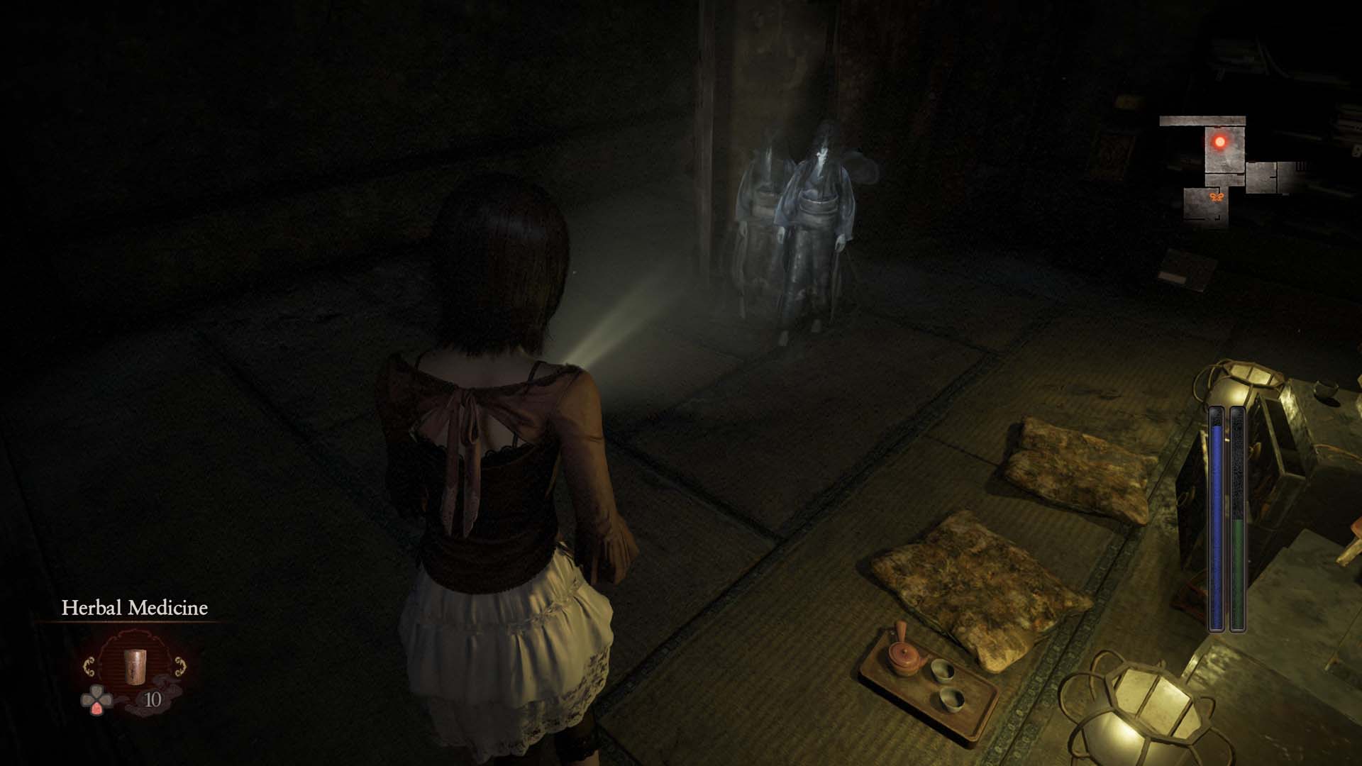 Two child ghosts in Fatal Frame II Crimson Butterfly Remake