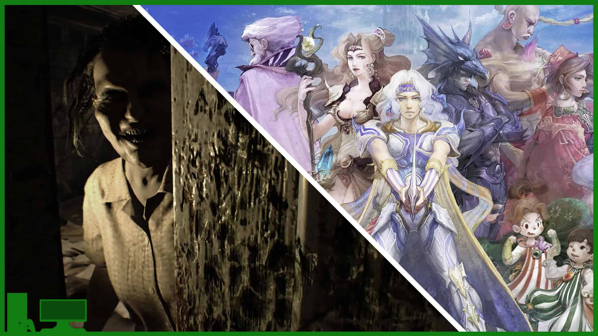 Xbox Game Pass Resident Evil 7 Final Fantasy 4 side by side image