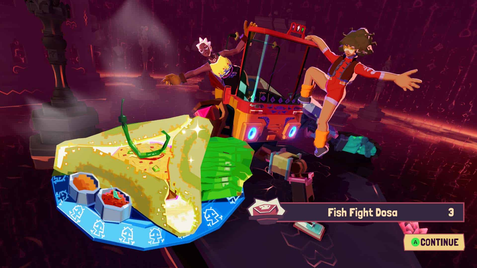 The Fish Fight Dosa in Dosa Divas.