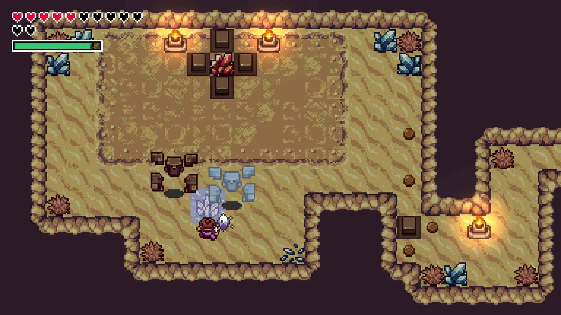 An earth dungeon in Elementallis