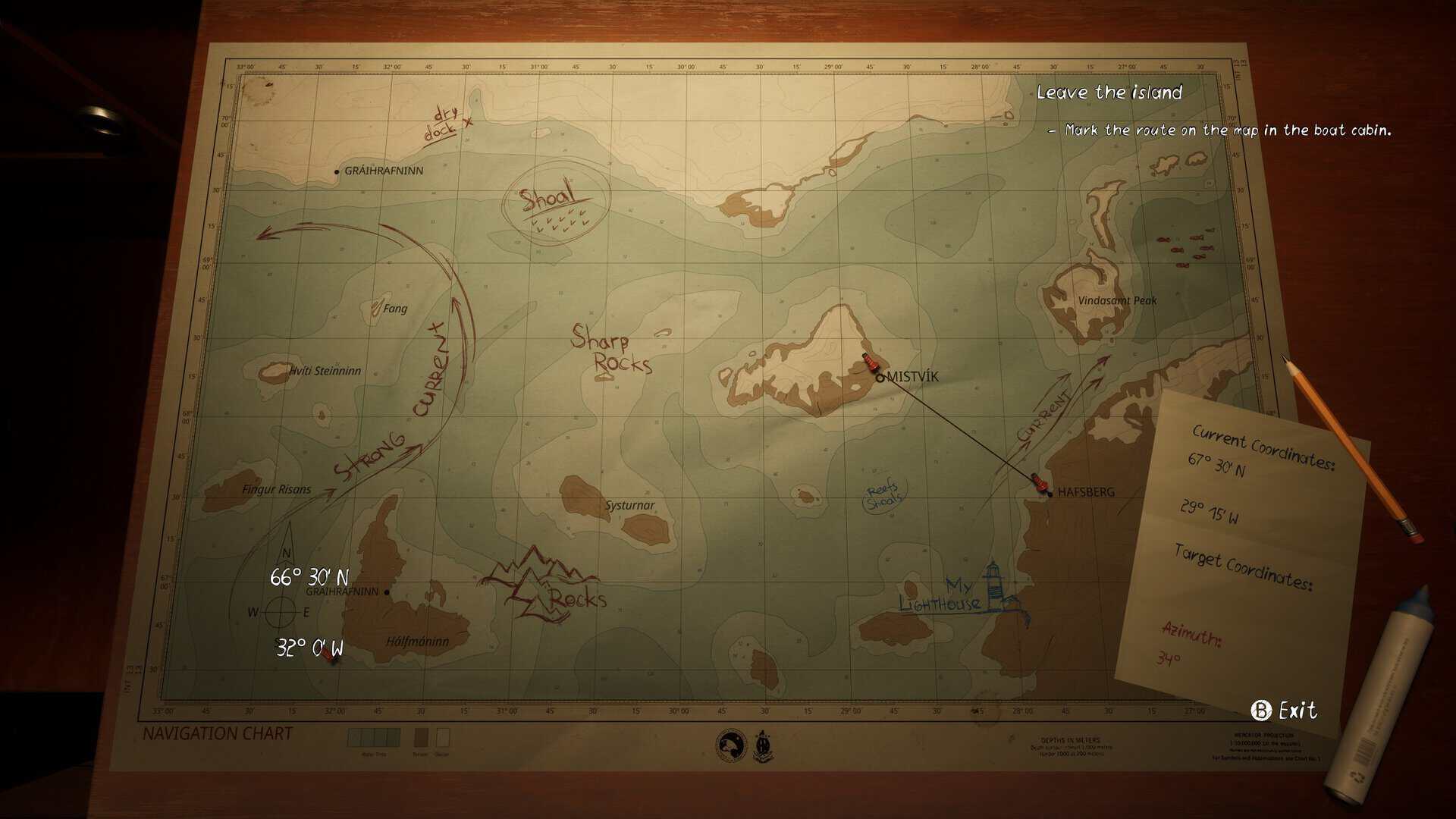 A screenshot of a map in Will: Follow the Light 