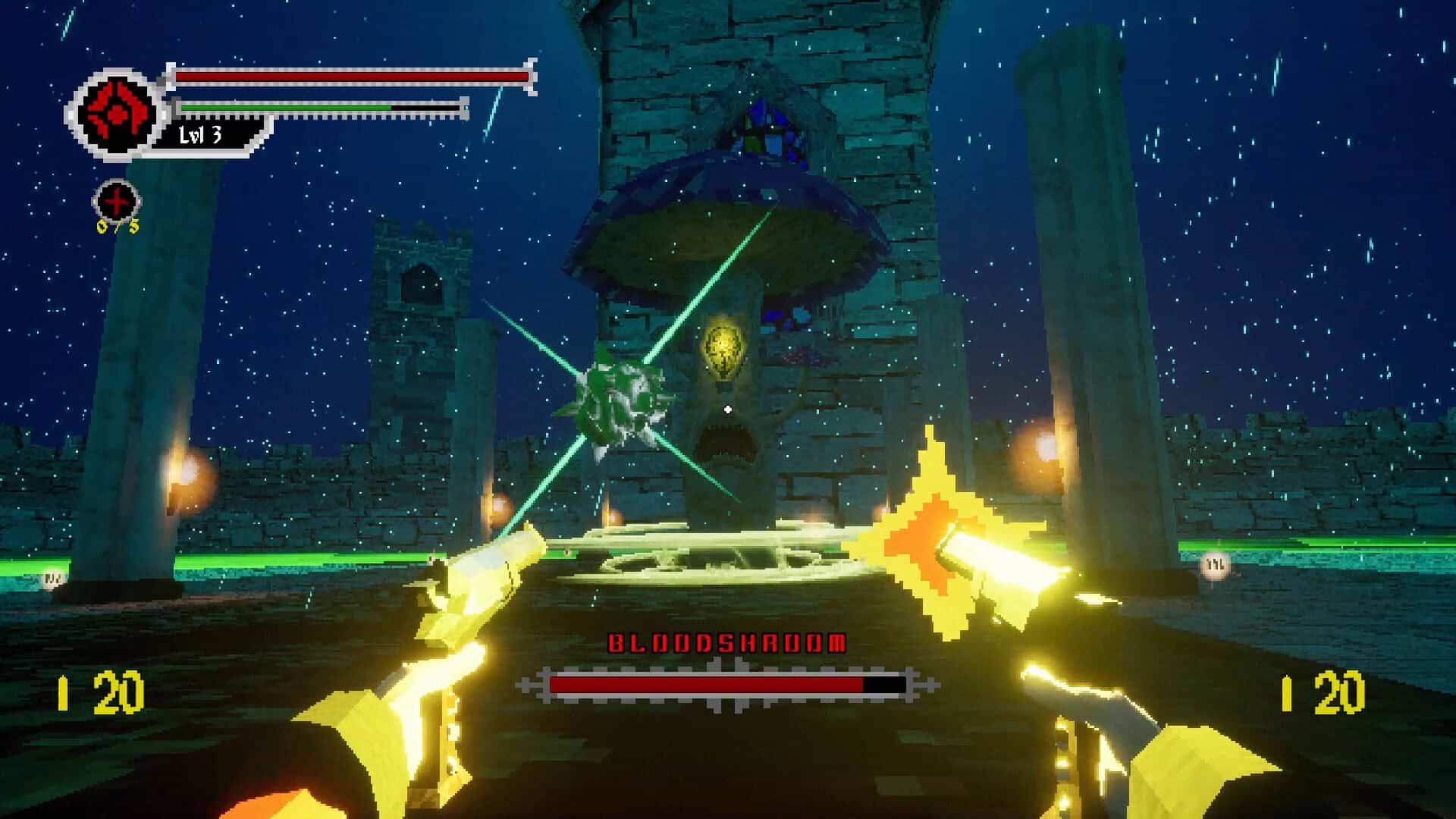 Shooting a boss in ALARIC