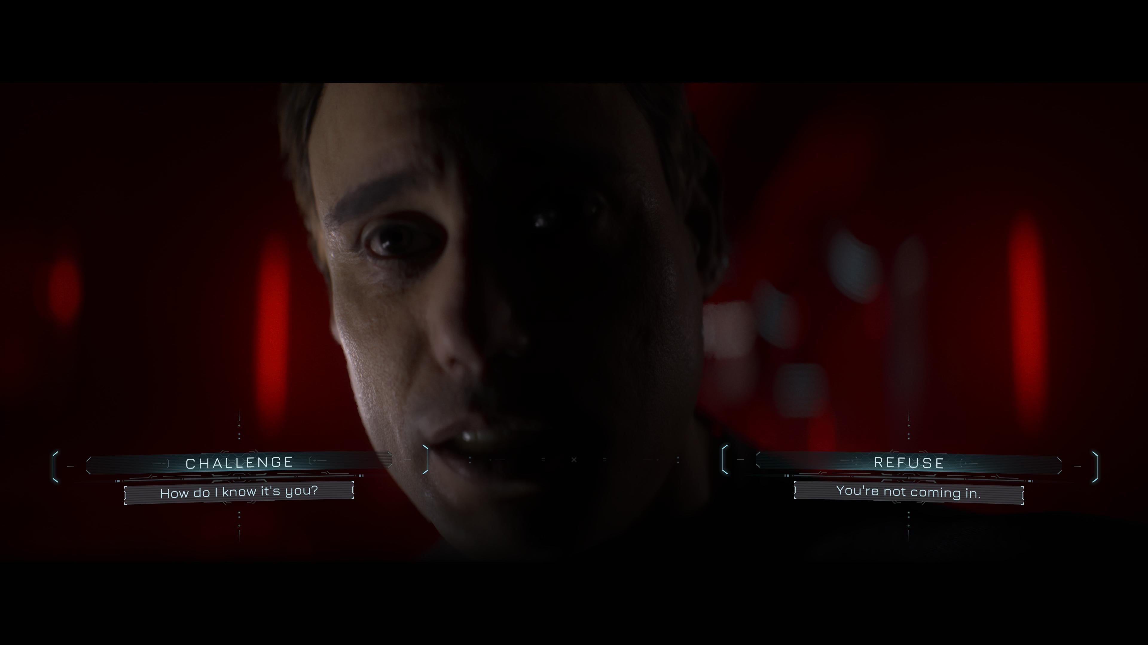 A screenshot of a choice in Directive 8020.